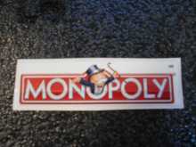 Monopoly Pinball Machine Game Decal - #-09