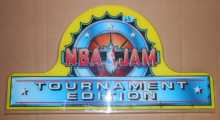 NBA JAM TOURNAMENT EDITION Arcade Machine Game Overhead Header PLEXIGLASS for sale #63 