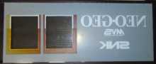 NEO GEO SYSTEM Arcade Machine Game Overhead Header PLEXIGLASS for sale #W81 by SNK 