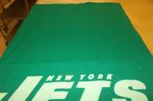 NY Jets Pool Table Felt for up to 9 foot table  