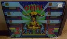 OMNI SHUFFLE ALLEY Arcade Machine Game Backglass Backbox Artwork - #OM2 