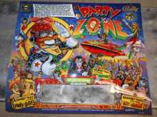 PARTY ZONE Pinball Machine Game Translite Backbox Artwork