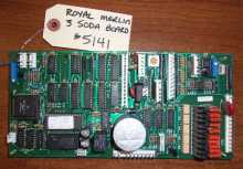 ROYAL MERLIN 3 SODA Vending Machine PCB Printed Circuit Board #5141 for sale 