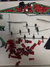 Revenge From Mars Pinball Machine Game MISC. PLASTICS LOT #5486 for sale 