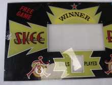 SKEE-BALL Arcade Machine Game Plexiglass Backglass Backbox Artwork #5650 for sale