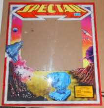 SPECTAR Arcade Machine Game Plexiglass Marquee Graphic Artwork #1191 for sale  