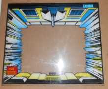 STAR CASTLE Arcade Machine Game Plexiglass Backglass Backbox Artwork #1159 for sale  