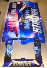 STAR TREK PRO Pinball Machine Game Cabinet Artwork 3 piece Decal Set imperfections NOS #50  