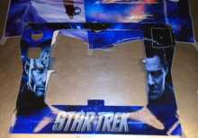 STAR TREK PRO Pinball Machine Game Cabinet Artwork 3 piece Decal Set imperfections NOS #50 