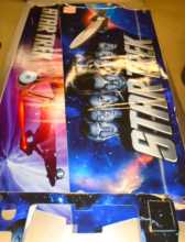 STAR TREK PRO Pinball Machine Game Cabinet Artwork 3 piece Decal Set imperfections NOS #50  