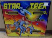 STAR TREK Pinball Machine Game Backglass Backbox Artwork - #ST2 by BALLY 