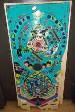 STERN THE BEATLES Pinball Machine Game Playfield Production Reject #5339 for sale  