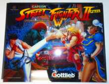 STREET FIGHTER II Pinball Machine Game Translite Backbox Artwork #W22 for sale 