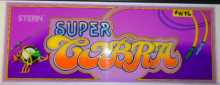 SUPER COBRA Arcade Machine Game Overhead Header PLEXIGLASS for sale #W76 