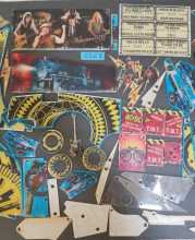 Stern AC DC PRO Pinball Machine Game Incomplete (61 pc.) Plastic Set #5528