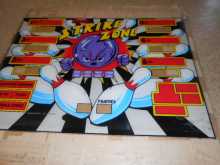 STRIKE ZONE Shuffle Bowler Arcade Machine Game Backglass Backbox Artwork