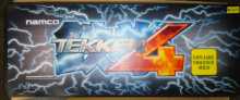 TEKKEN 4 Arcade Game Machine Vinyl HEADER #G105 for sale by NAMCO  