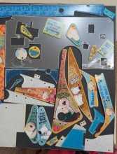 STERN THE SIMPSONS PINBALL PARTY Pinball Machine 34 pc. Incomplete Plastic Set #12 
