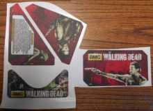 THE WALKING DEAD PRO Pinball Machine Game Cabinet Apron Art Decal Set - 4 Piece by Stern - Lot of 5 