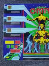 UNITED'S OMNI SHUFFLE ALLEY Arcade Machine Game Plexiglass Backbox Artwork #5534 for sale