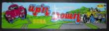 UP'N DOWN Arcade Machine Game Overhead Marquee Header #G88 for sale by SEGA 