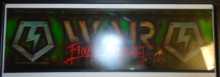 WAR FINAL ASSAULT Arcade Machine Game Overhead Header GLASS for sale #B76 by ATARI  