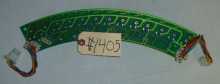 ICE WHEEL OF FORTUNE Redemption Arcade BANANA LIGHT RING Board #1405 