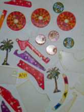 STERN WHEEL OF FORTUNE Pinball Machine Incomplete Plastic Set #281 