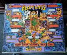 WILLIAMS ALLEY CATS Arcade Machine Game Plexiglass Marquee Graphic Artwork #5539 for sale