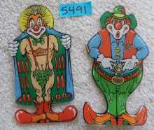 WILLIAMS CYCLONE Pinball Machine Game Promotional Clown Plastic Set #5491 for sale 