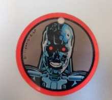 WILLIAMS TERMINATOR 2 Original Pinball Machine Promotional Key Fob Keychain Plastic #50013