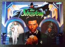 BALLY THE SHADOW Pinball Machine Translite Backbox Artwork - #5408