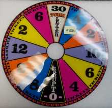 Wheel of Fortune Ticket Redemption Arcade Machine Game Score Wheel Plastic #880 